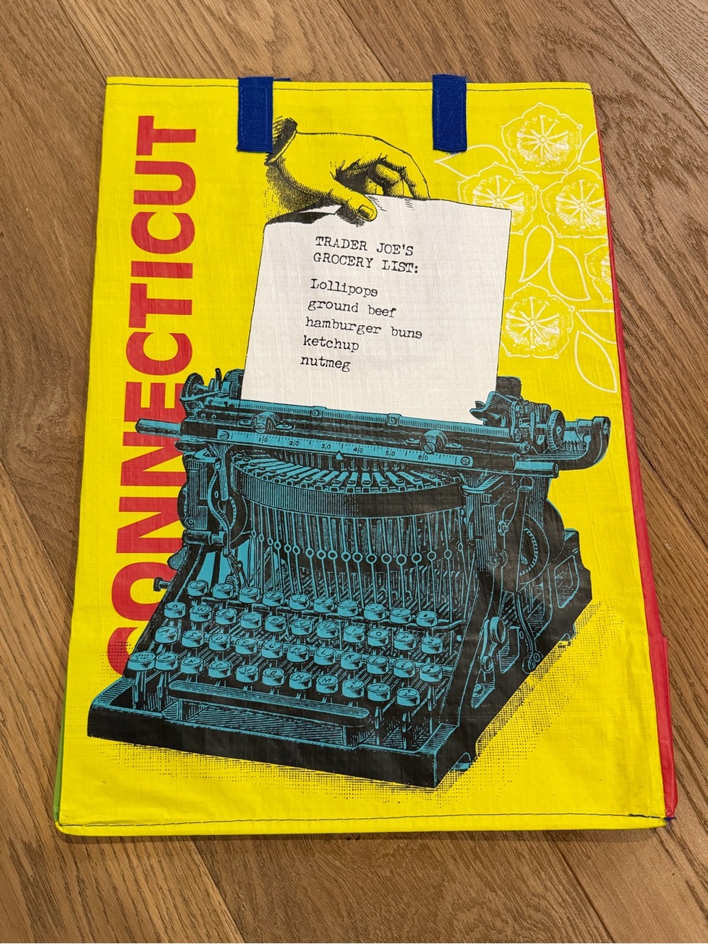 Trader Joe's Connecticut Reusable Grocery Tote Bag